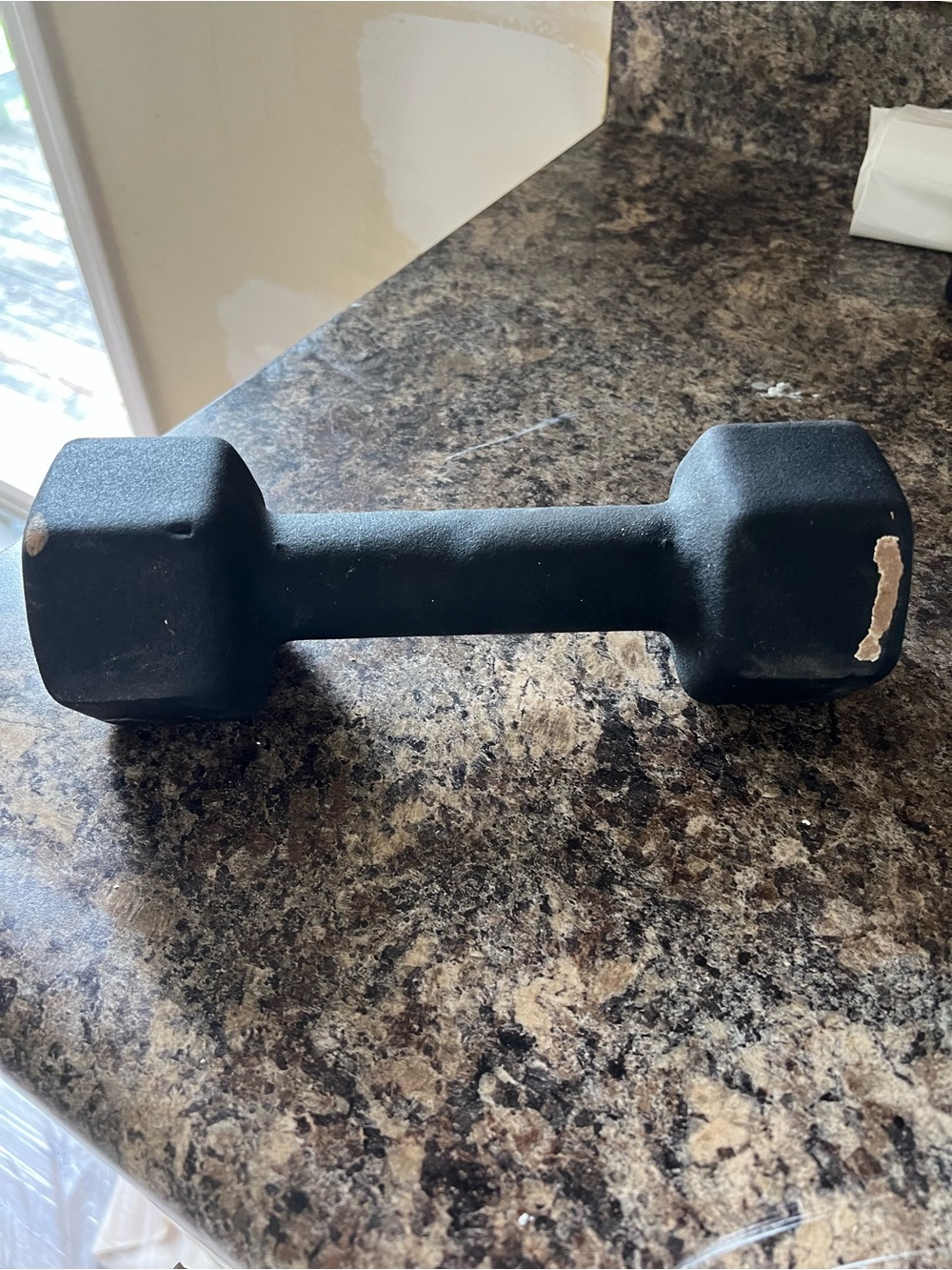 Black Neoprene Hex Dumbbell - Unbranded Men’s Strength Trainer
